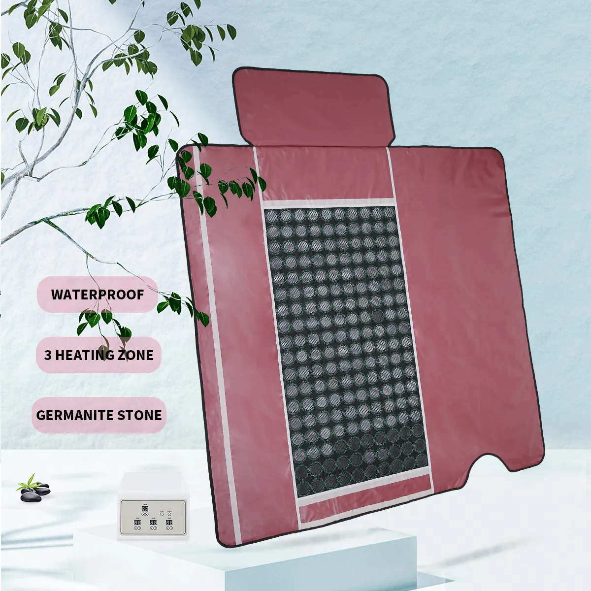 3 Zone Infrared Sauna Blanket with Bian Stones image 2