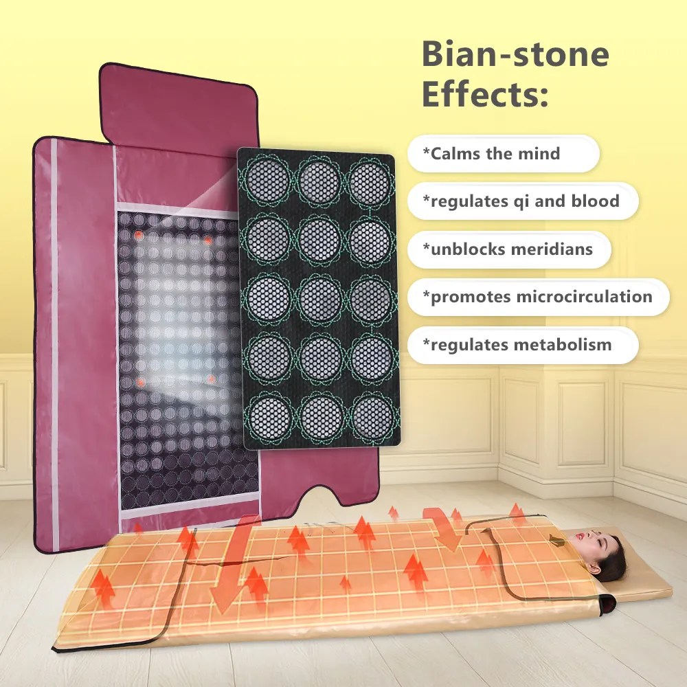 3 Zone Infrared Sauna Blanket with Bian Stones image 5