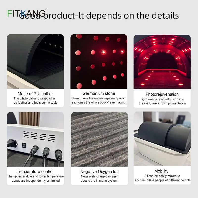 Infrared sauna dome with photon light image 4