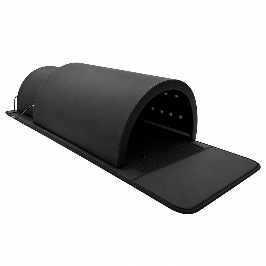 Infrared sauna dome with photon light