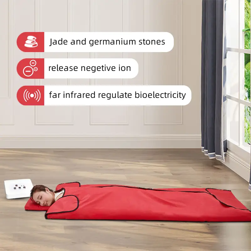 Nylon 3 zone sauna blanket with jade & tourmaline image 3
