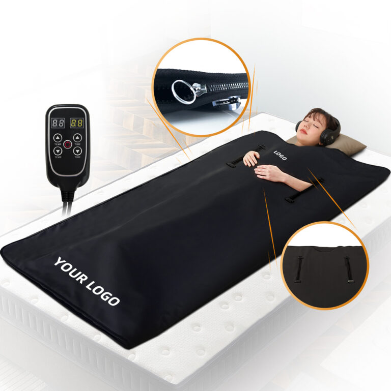 1 zone zipper sauna blanket with arm holes