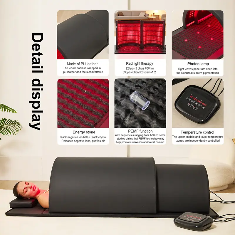 5-in-1 Red Light Therapy Sauna Dome image 3