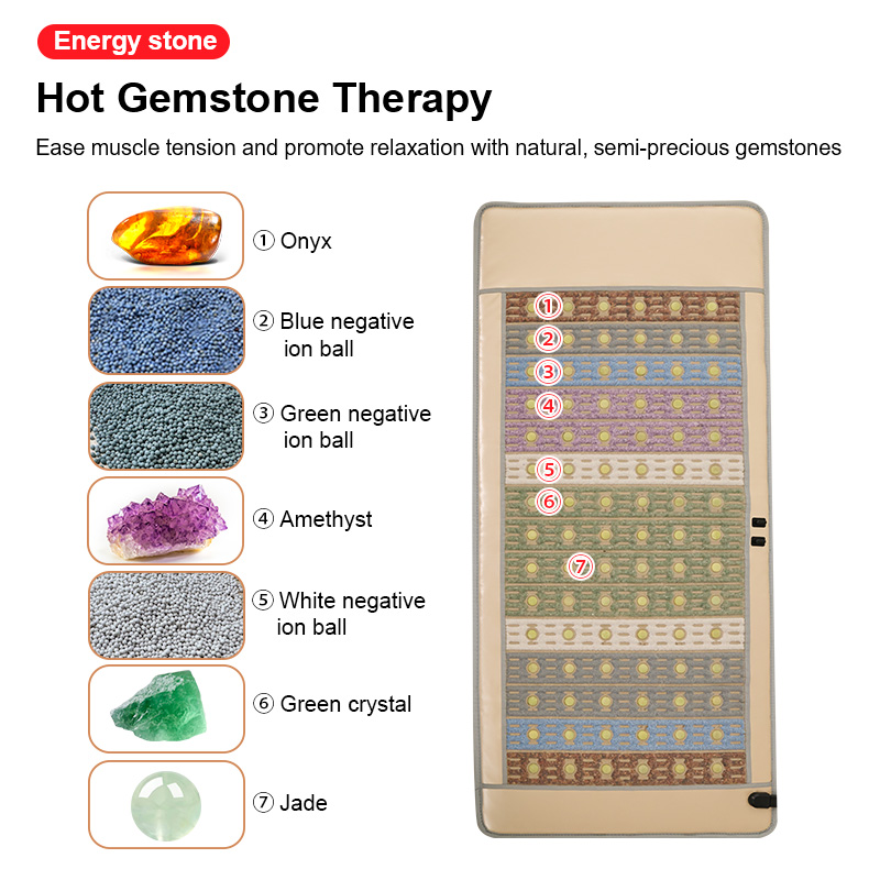 Red Light Therapy Mat – Natural Stone Infrared Thermal Pad image 3
