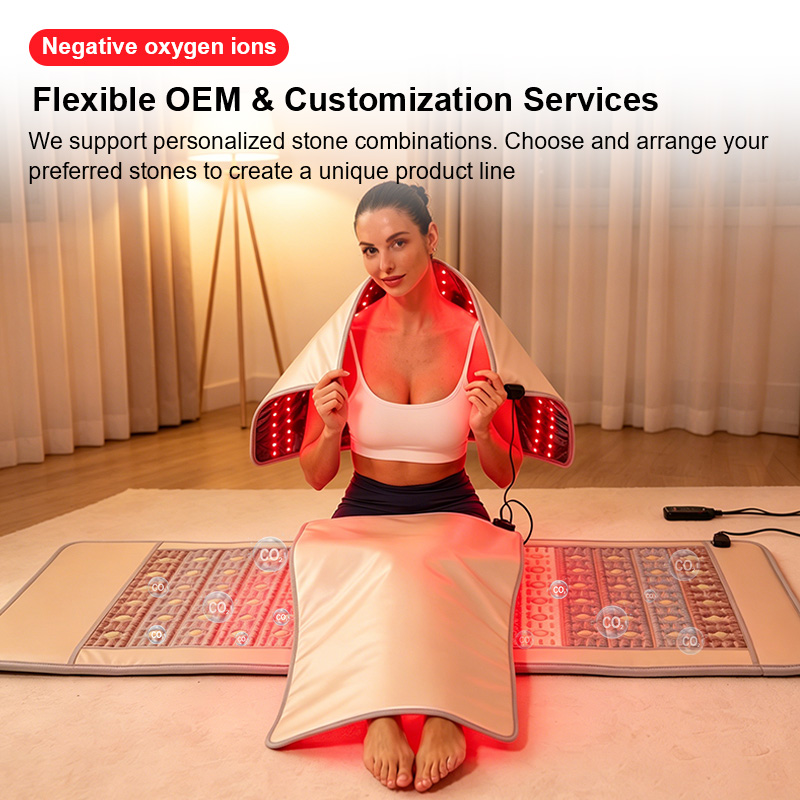 Red Light Therapy Mat – Natural Stone Infrared Thermal Pad image 5
