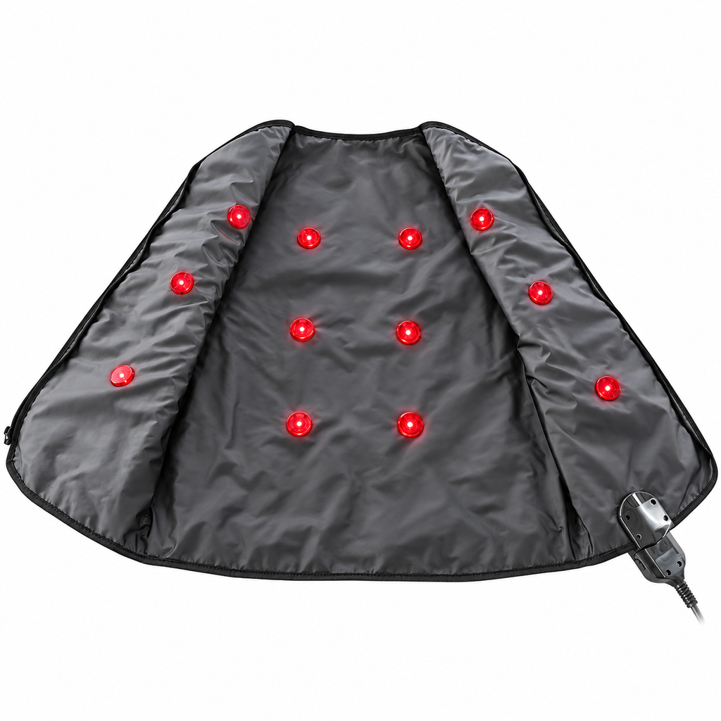 Far Infrared Heating Vest with 660 nm Red Light