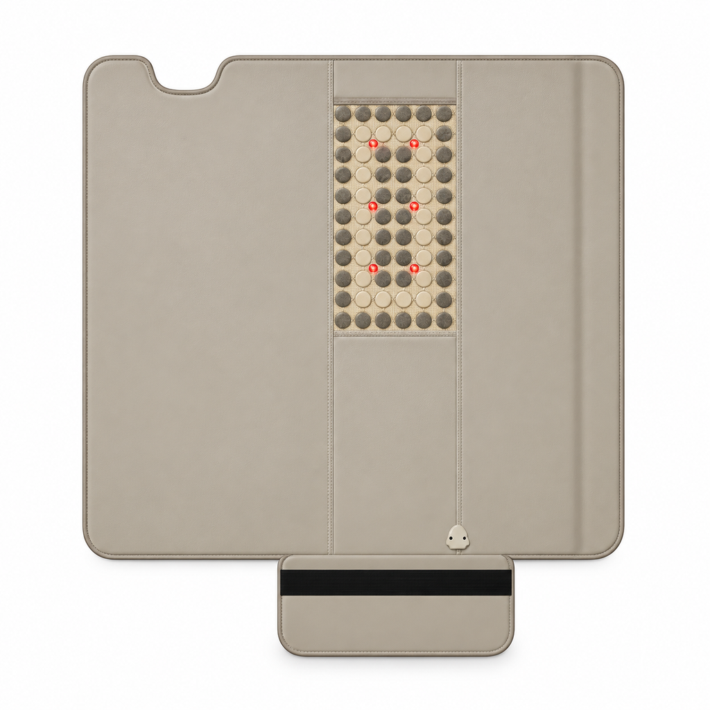 1 zone photon sauna blanket with bian and jade stone
