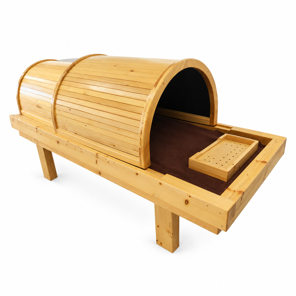 Wooden Infrared sauna dome with negative ions