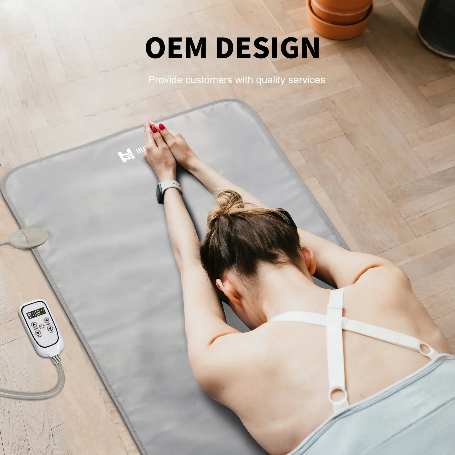 Physiotherapy infrared heating Yoga mat image 2