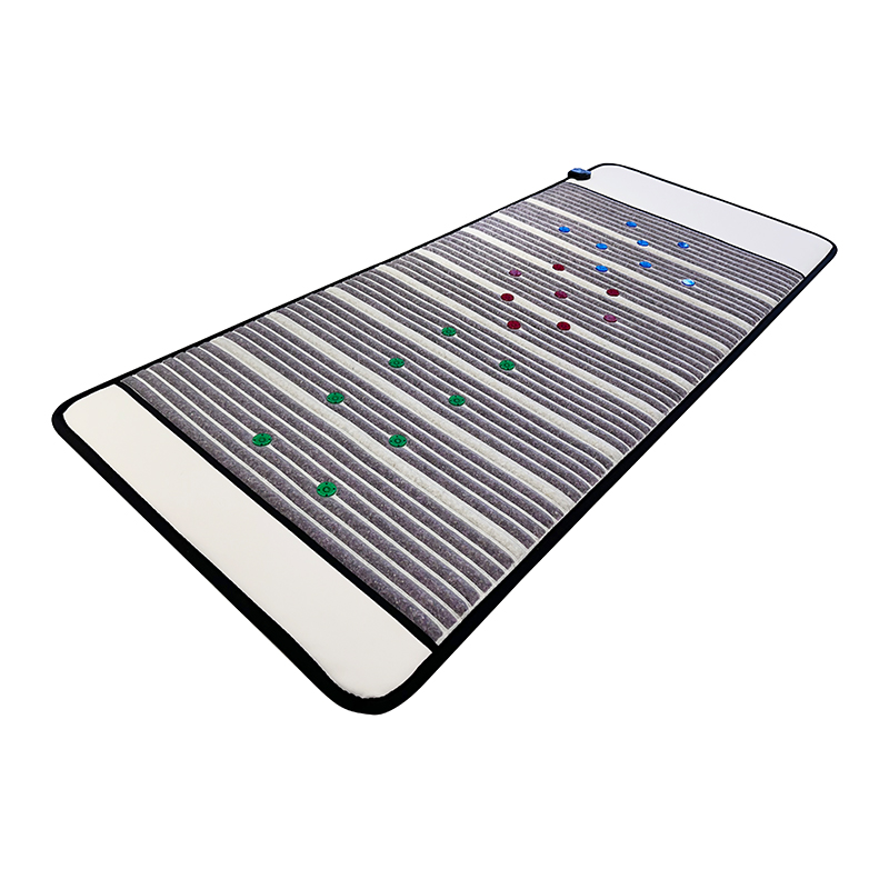 White crystal & amethyst stone mat