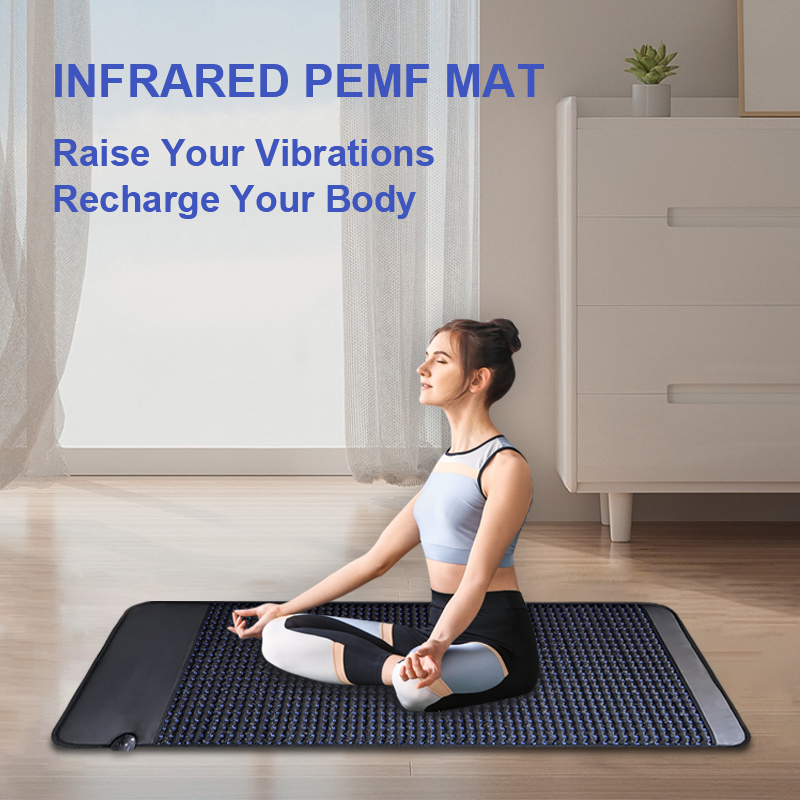 Chakra Tourmaline Crystal PEMF Infrared Mat image 2