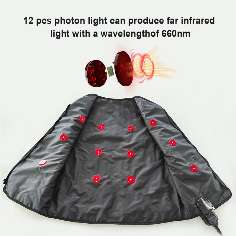 Far Infrared Heating Vest with 660 nm Red Light image 4
