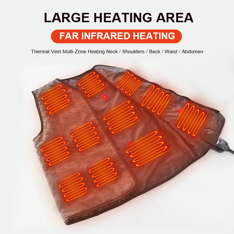 Far Infrared Heating Vest with 660 nm Red Light image 5