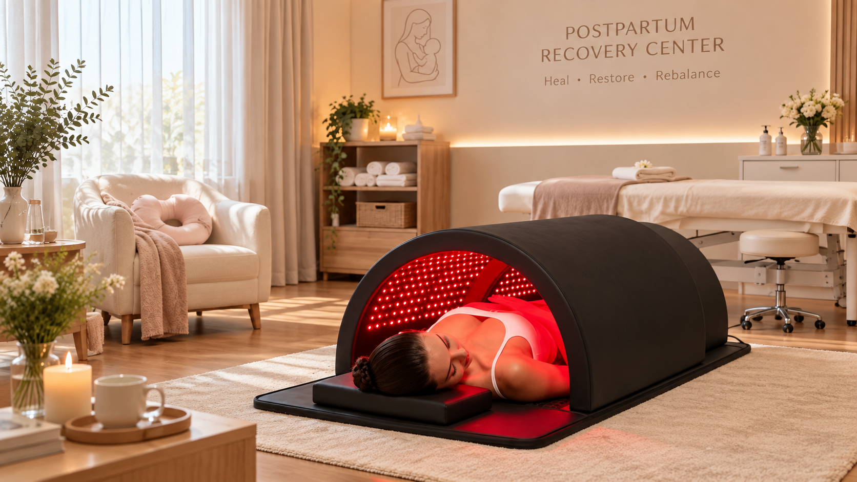 Premium spa and massage center offering infrared wellness services