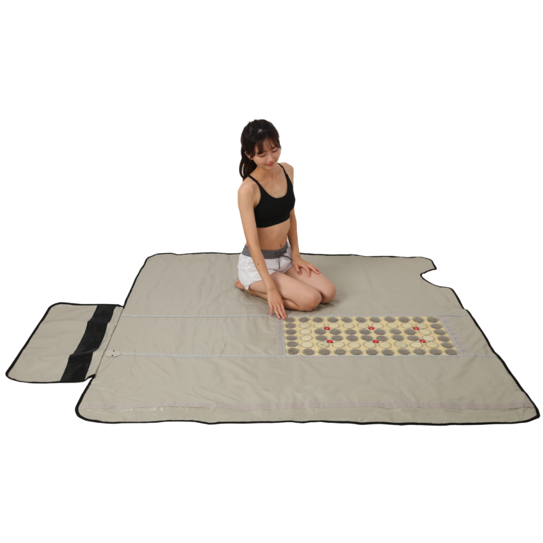 1 zone photon sauna blanket with bian and jade stone